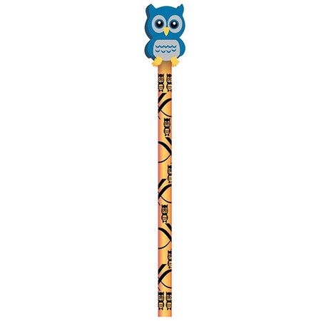 J.R. Moon Pencil Topper Hoot Owl Pencil & Eraser JRM53034